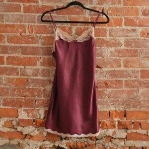 Women's Purple Silk Teddy